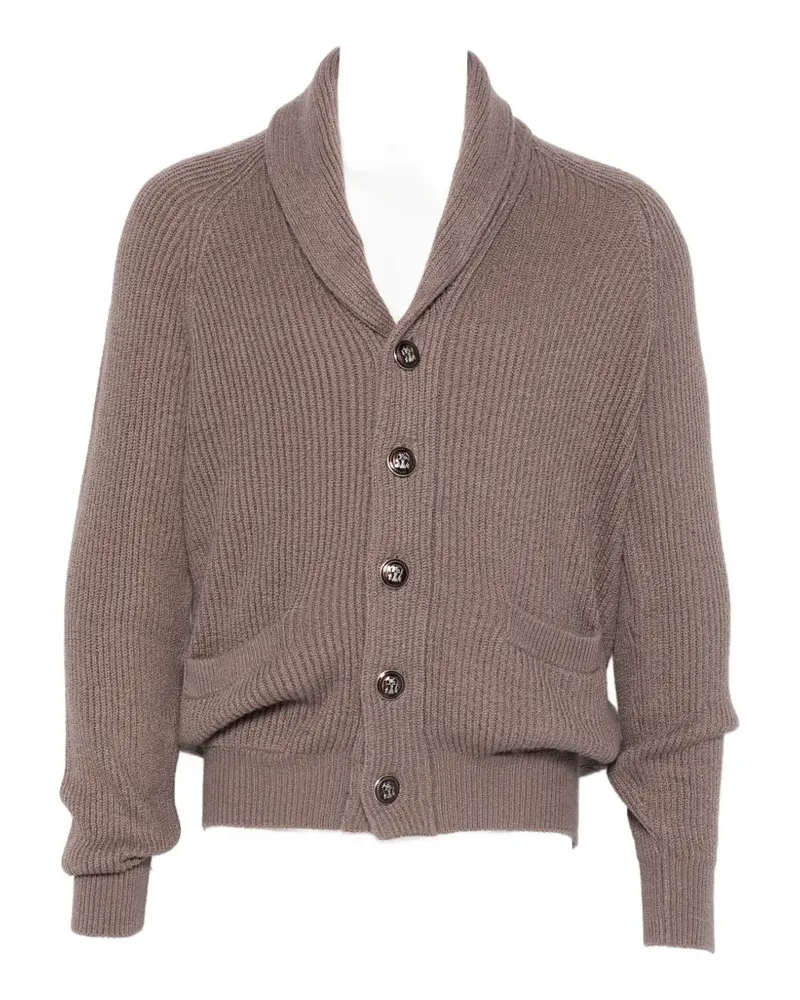 Brunello Cucinelli shawl-collar cardigan - Braun Braun