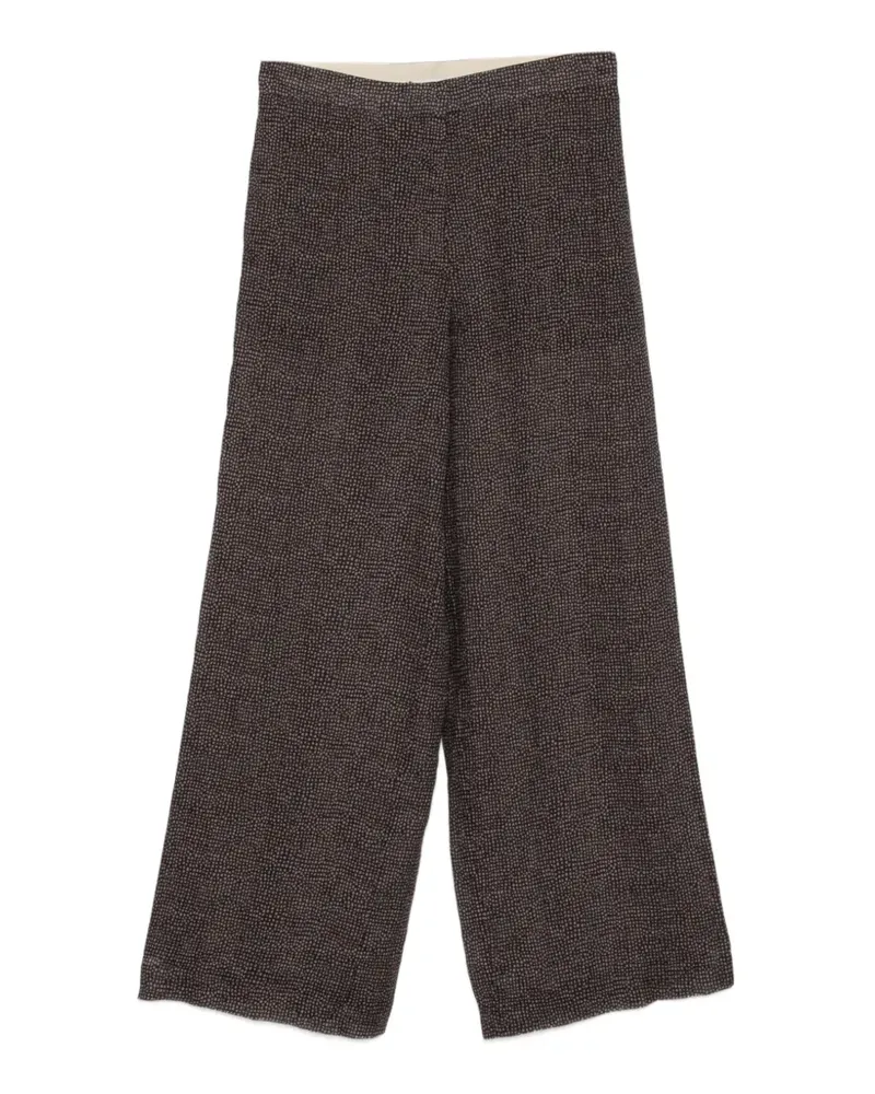 ALYSI Gepunktetes Oberteil - Grau Grau