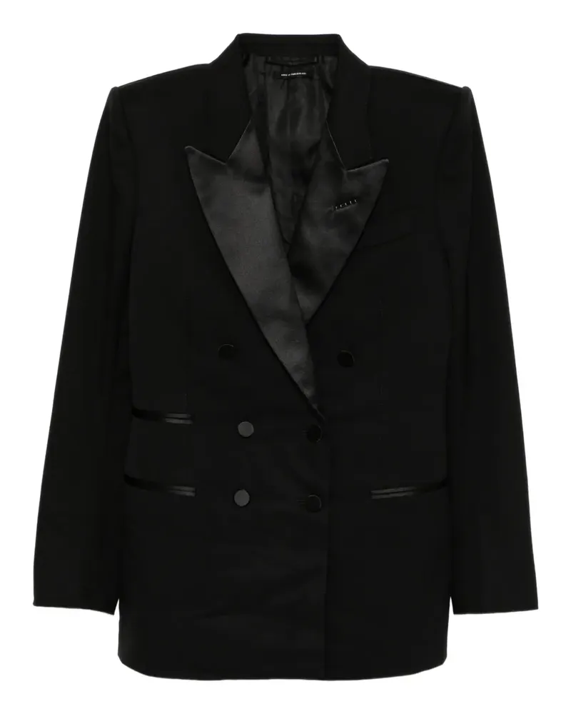 Tom Ford Doppelreihiger Blazer - Schwarz Schwarz