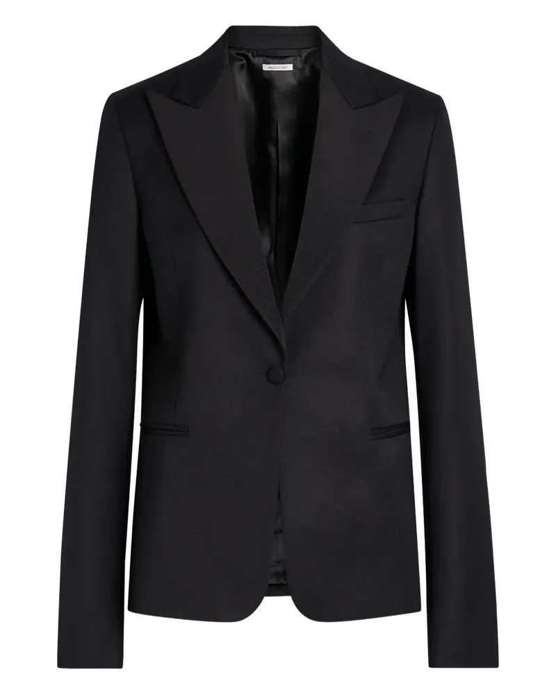J.W.Anderson peak-lapel single-button blazer - Schwarz Schwarz
