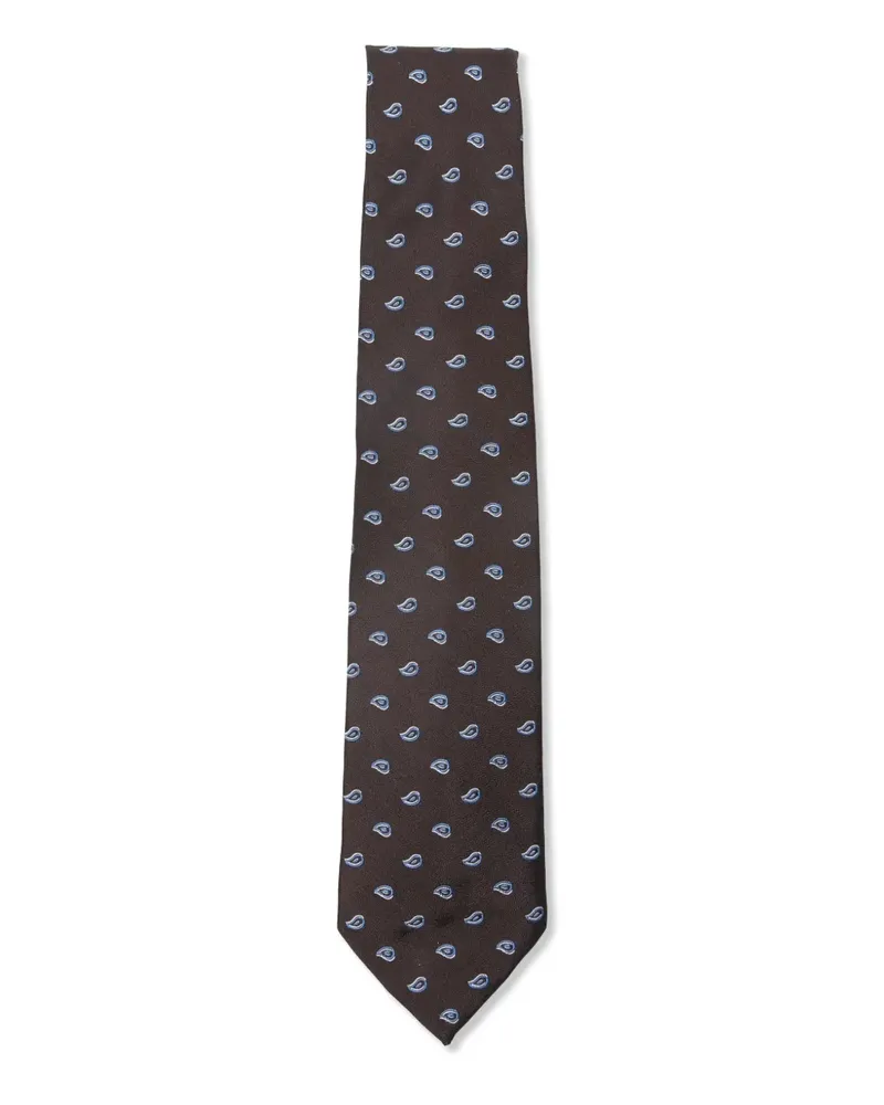 BARBA paisley-print tie - Braun Braun