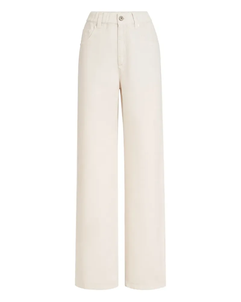 Brunello Cucinelli button-fastening trousers - Nude Nude