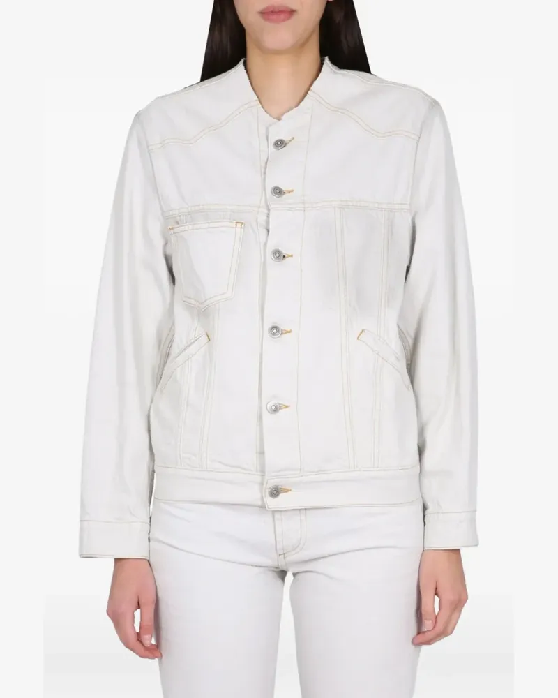 Maison Margiela front buttons denim jacket - Nude Nude