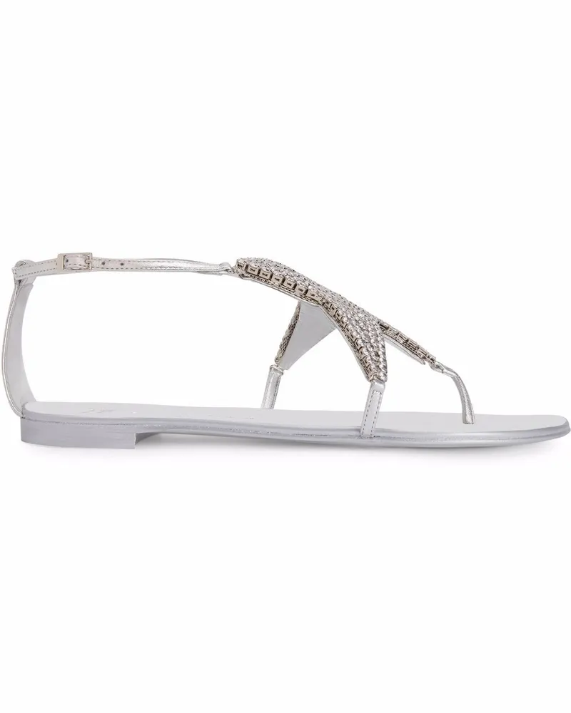 Giuseppe Zanotti Almathea Sandalen - Silber Silber