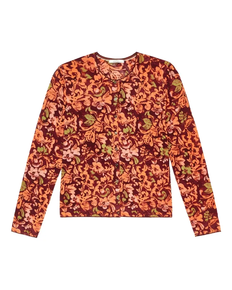 Maliparmi Cardigan mit Blumenprint - Rot Rot