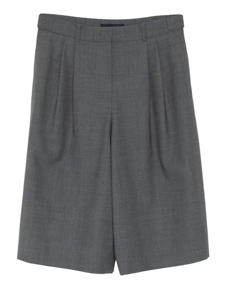 JUUN.J knee-length belted shorts - Grau Grau