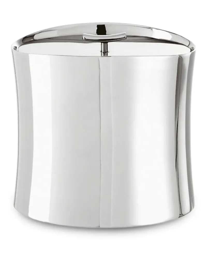 Sambonet Isolierte Bamboo Eiskübel (16,4cm x 12,7cm x 14,2cm) - Silber Silber