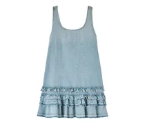 Jeanskleid mit Rüschen - Blau