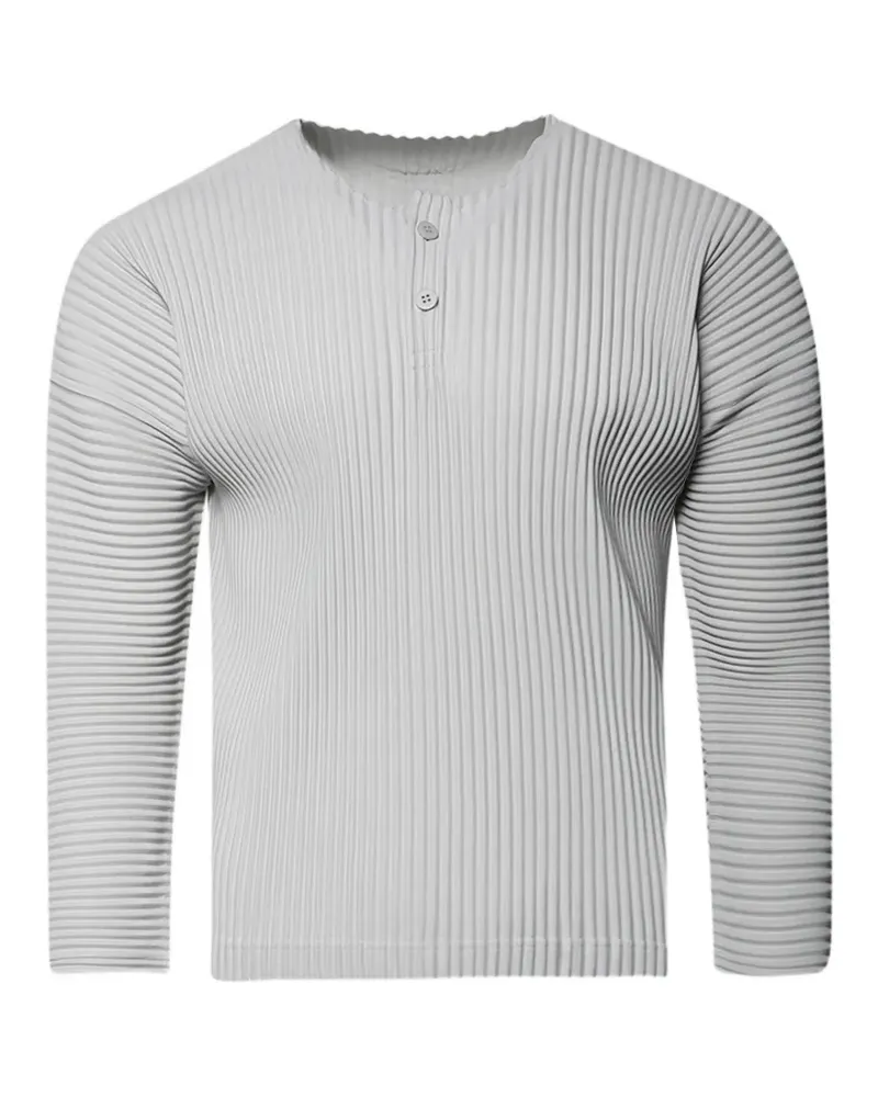 Issey Miyake Klassisches T-Shirt - Grau Grau