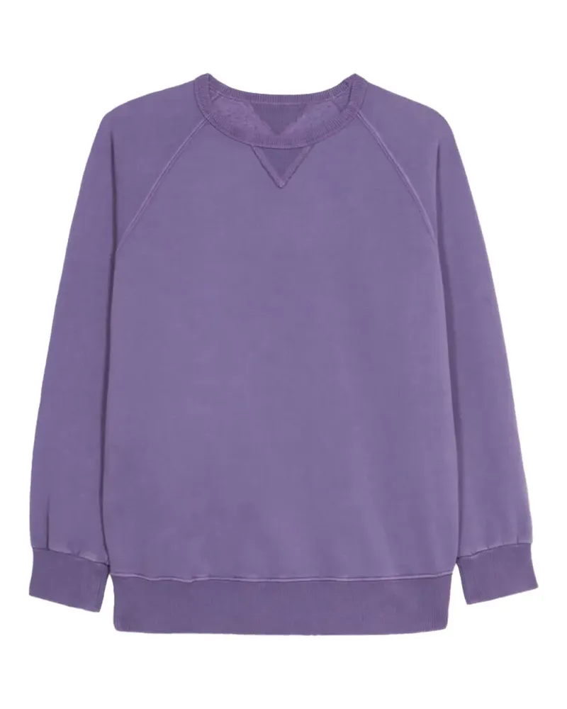 Fortela Harvard raglan-sleeve crew-neck sweatshirt - Violett Violett