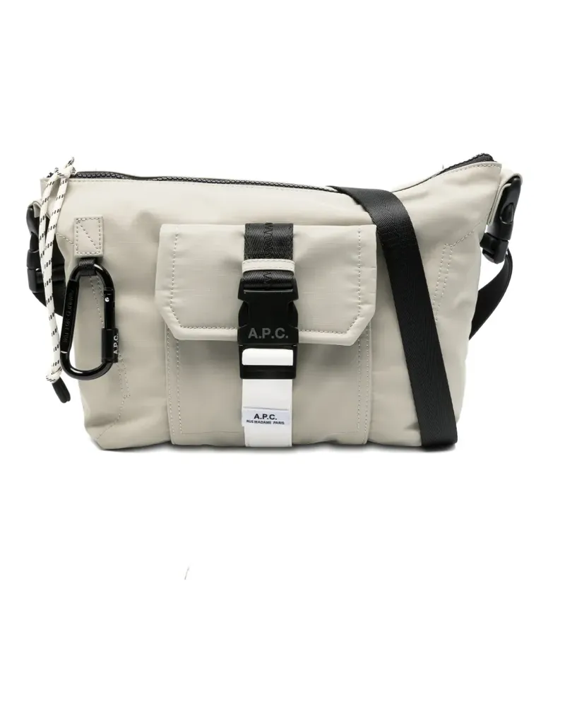 A.P.C. Trek Schultertasche - Grau Grau