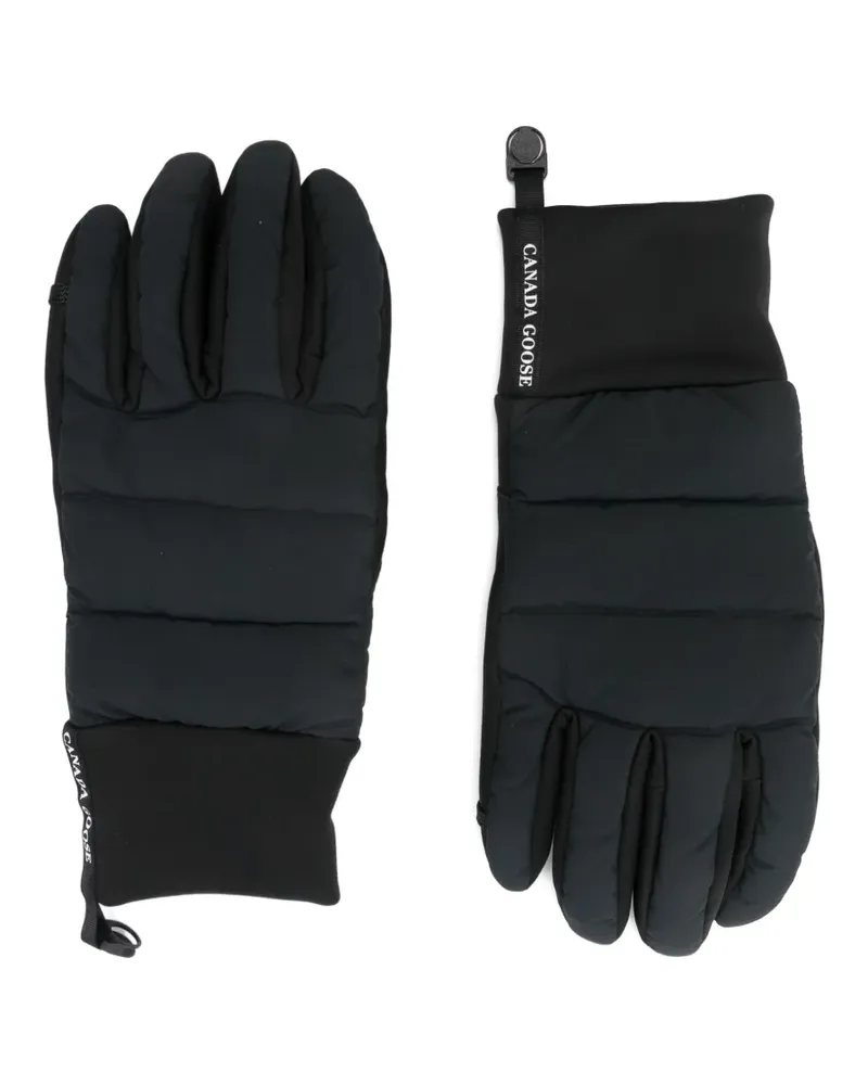 Canada Goose Gesteppte Handschuhe - Schwarz Schwarz