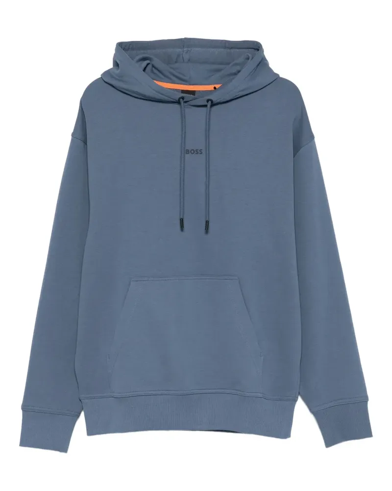 HUGO BOSS pouch hooded sweatshirt - Blau Blau