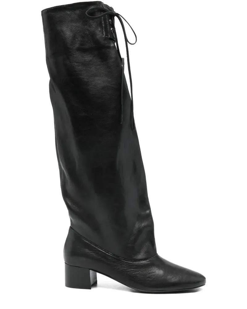 Paloma Wool 40mm Victoria leather knee-high boots - Schwarz Schwarz