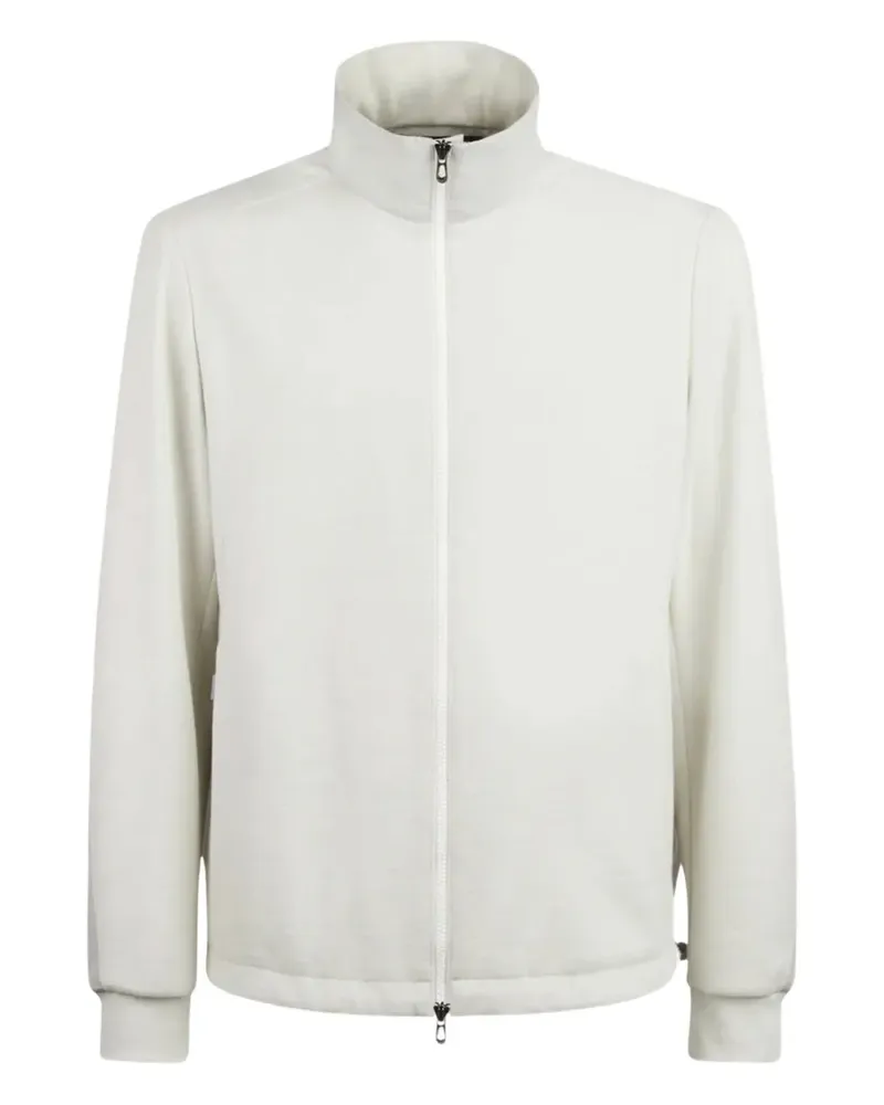 SEASE Sweatshirt mit Reißverschluss - Weiß Weiß