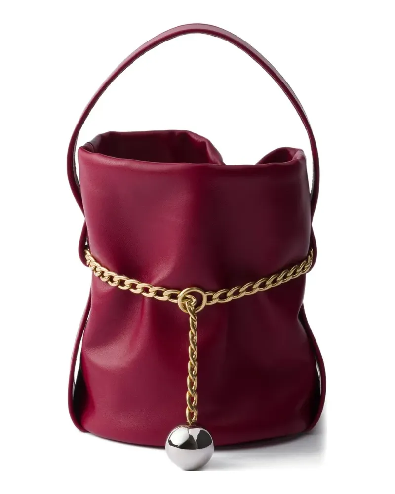Prada Petit Sac Noir nappa leather mini-bucket bag - Violett Violett