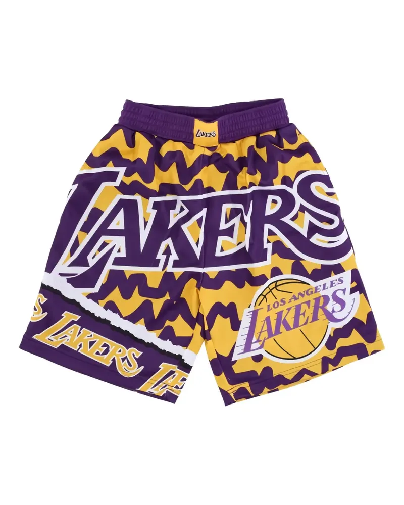 Mitchell & Ness Jumbotron 2.0 Sublimated "NCAA LSU Tigers" Shorts - Gelb Gelb