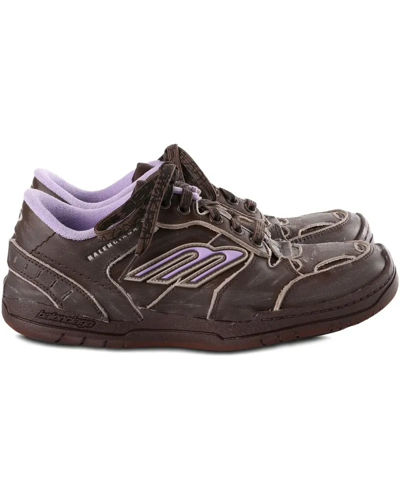 Balenciaga lace-up sneakers - Braun Braun