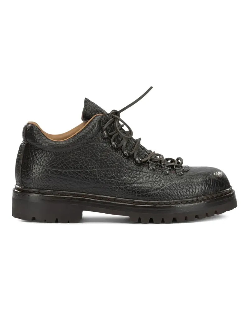 Officine Creative Italia Artic Flexi 001 Wanderstiefel aus gekörntem Leder mit Schnürung - Braun Braun