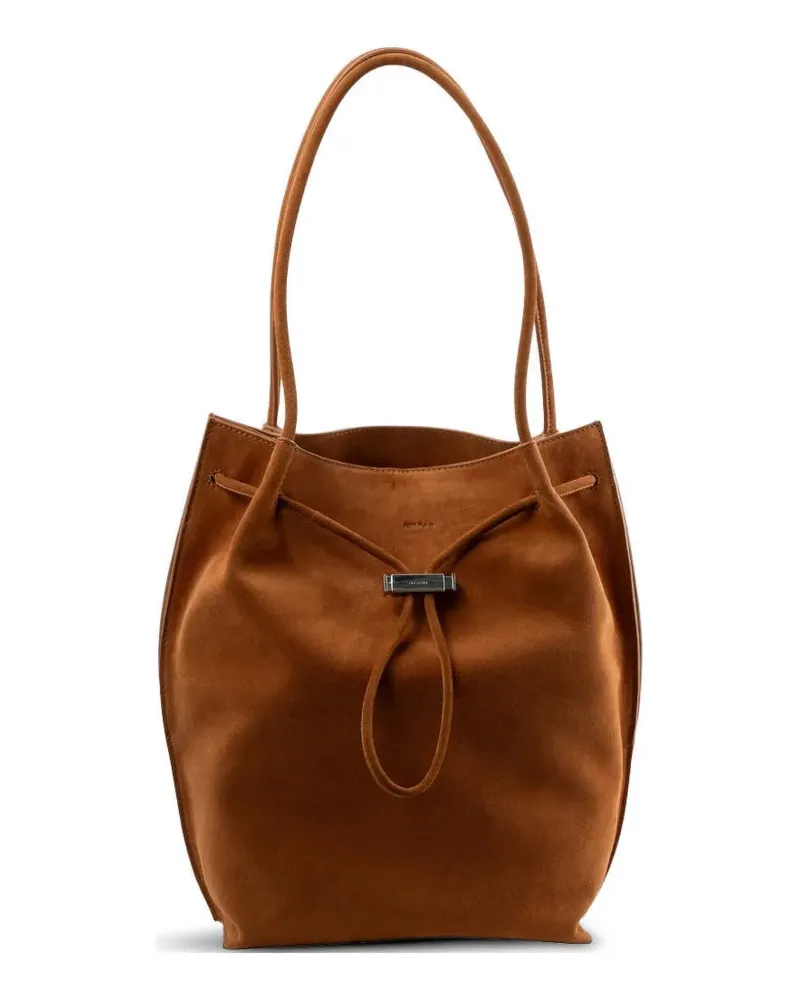 by FAR Kayla suede tote bag - Braun Braun