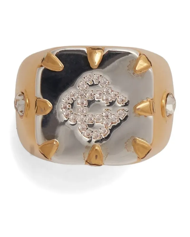 Casablanca Paris Sports Medallion Ring - Gold Gold