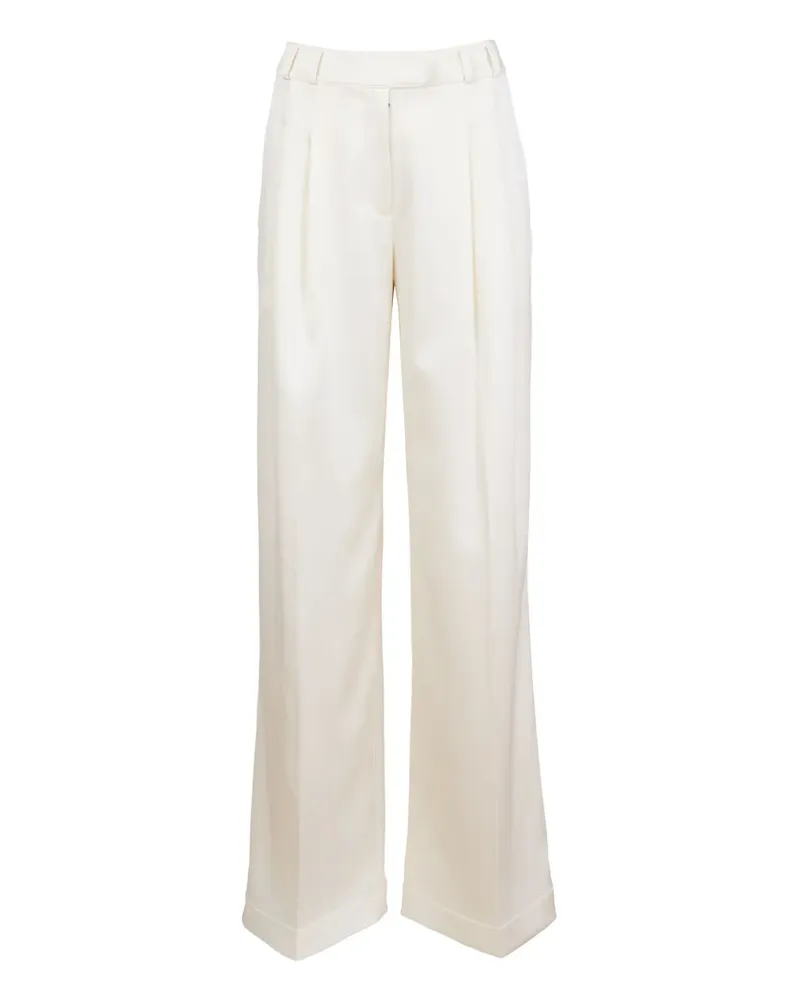 Fleur Du Mal Hose aus Satin - Nude Nude