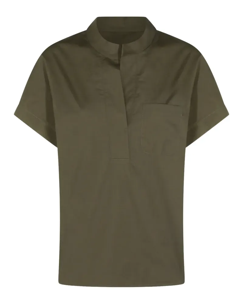 nine:inthe:morning T-Shirt mit Brusttasche - Grün Grün