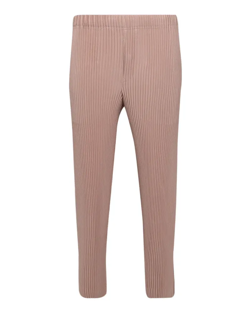 Issey Miyake Plissierte Straight-Leg-Hose - Rosa Rosa