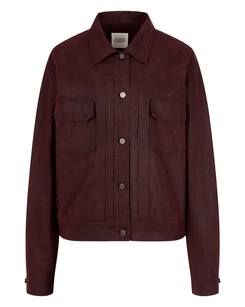 STUDIO TOMBOY Beschichtete Jeansjacke - Rot Rot