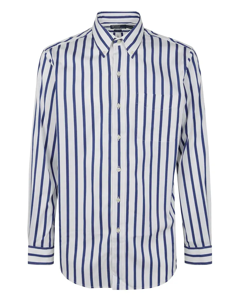 Ralph Lauren Gestreiftes Hemd - Blau Blau