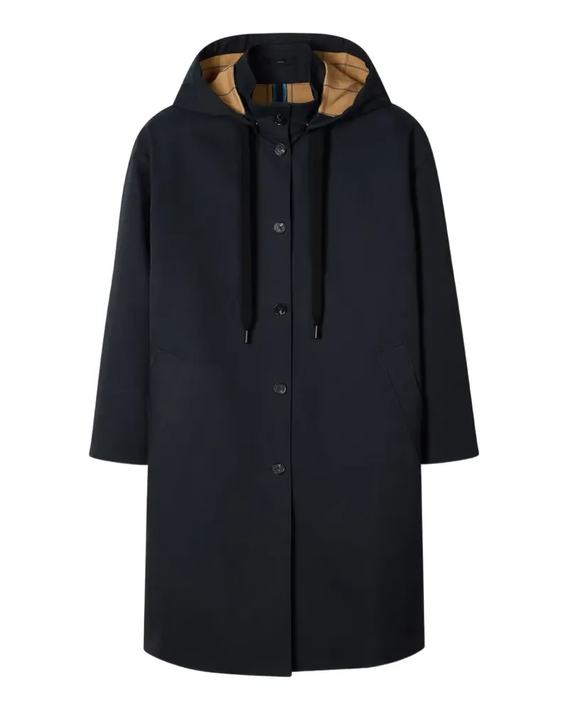 Paul Smith hooded coat - Blau Blau
