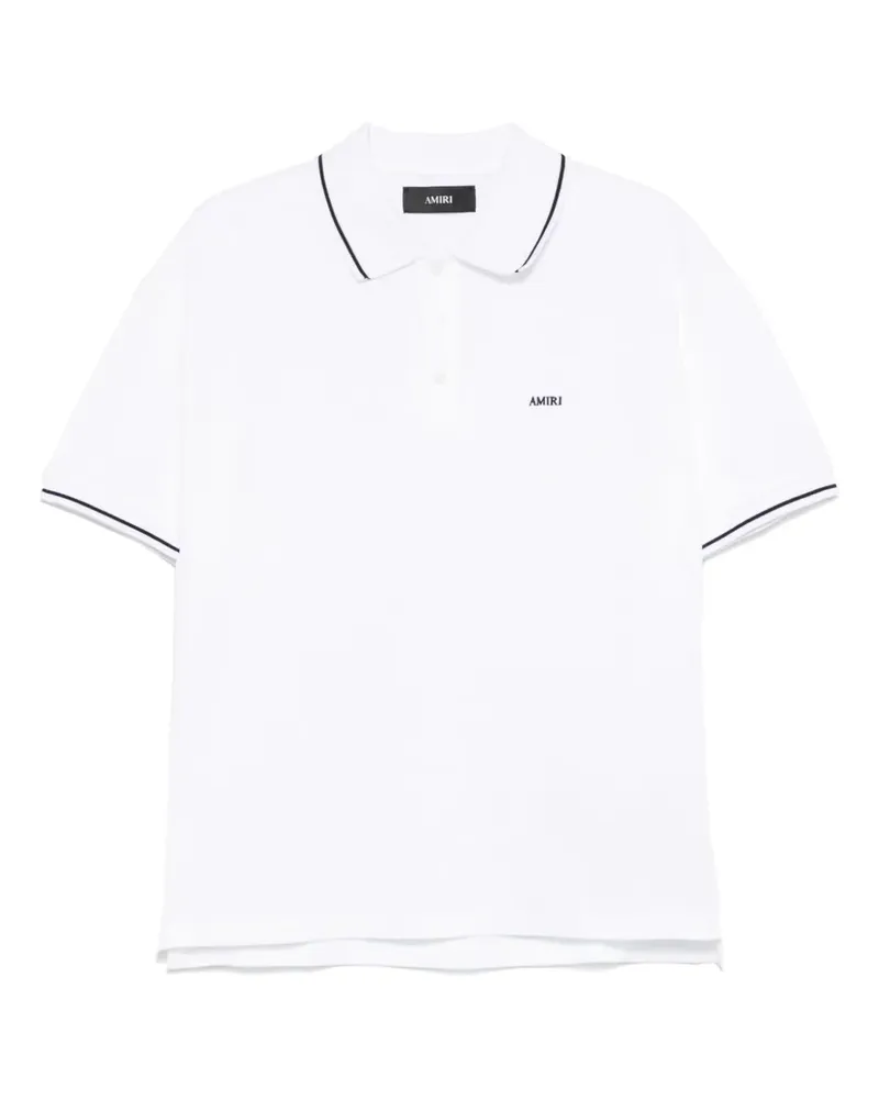 Amiri Klassisches Poloshirt - Weiß Weiß