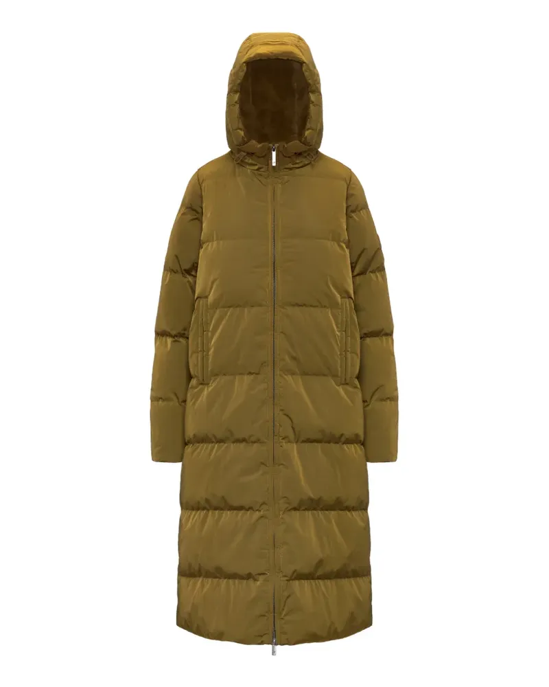 K-Way quilted-hooded parka coat - Braun Braun