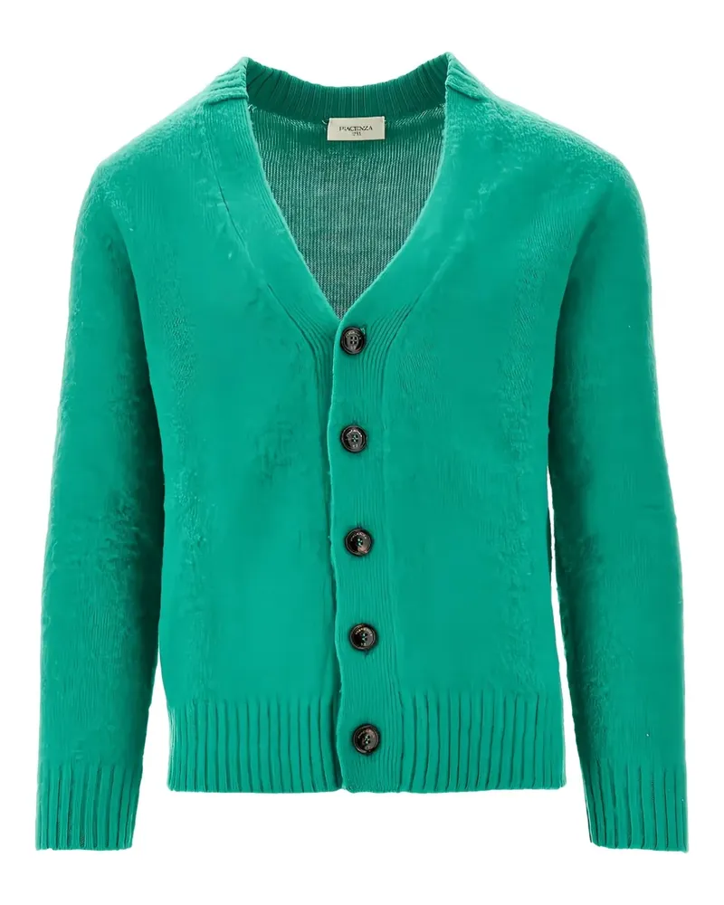 PIACENZA 1733 Cardigan mit V-Ausschnitt - Grün Grün