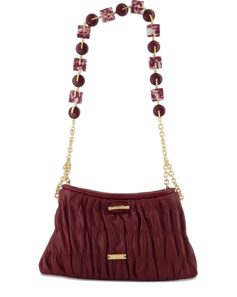 Cult Gaia Mini Kiraz Schultertasche aus Leder - Rot Rot