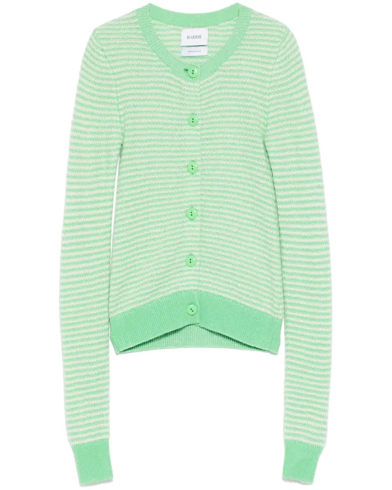 Barrie Stripes Cardigan - Grün Grün