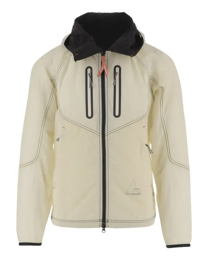 and wander hooded zip jacket - Nude Nude