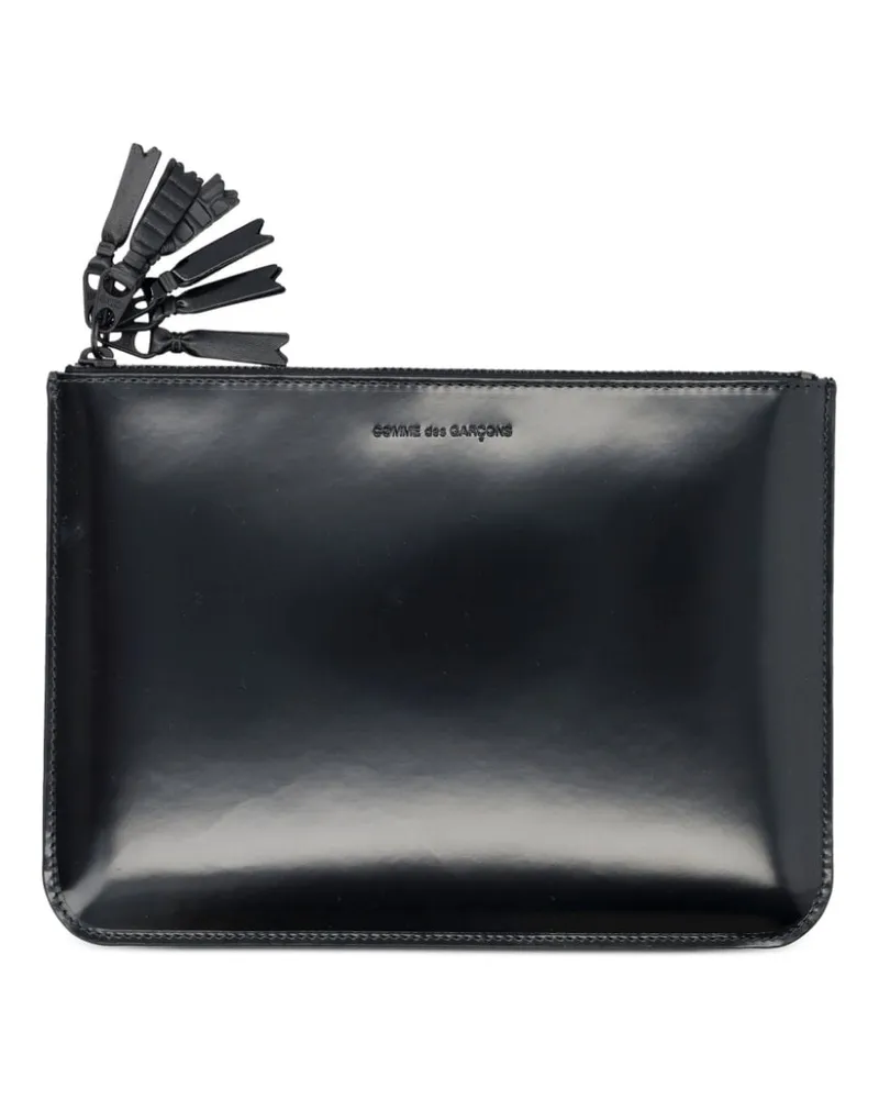 Comme des Garçons Zipper Medley Portemonnaie - Schwarz Schwarz