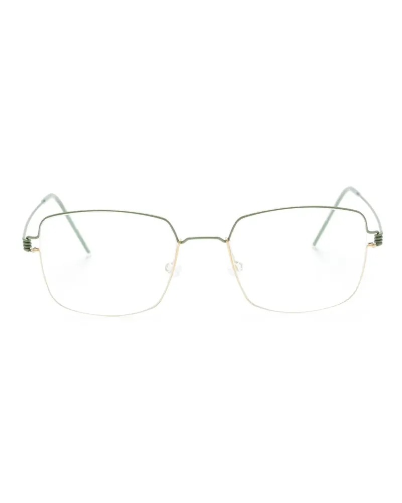 Lindberg Roman Brille mit eckigem Gestell - Nude Nude