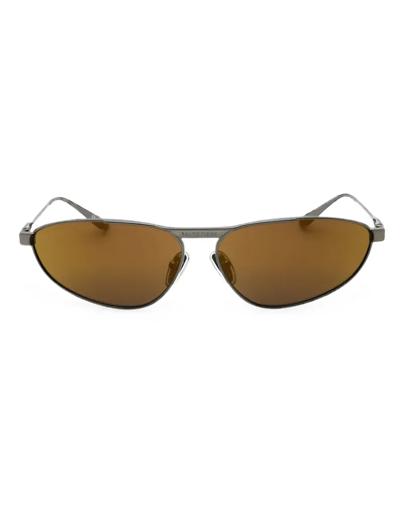 Balenciaga BB0417S oval-frame sunglasses - Grau Grau