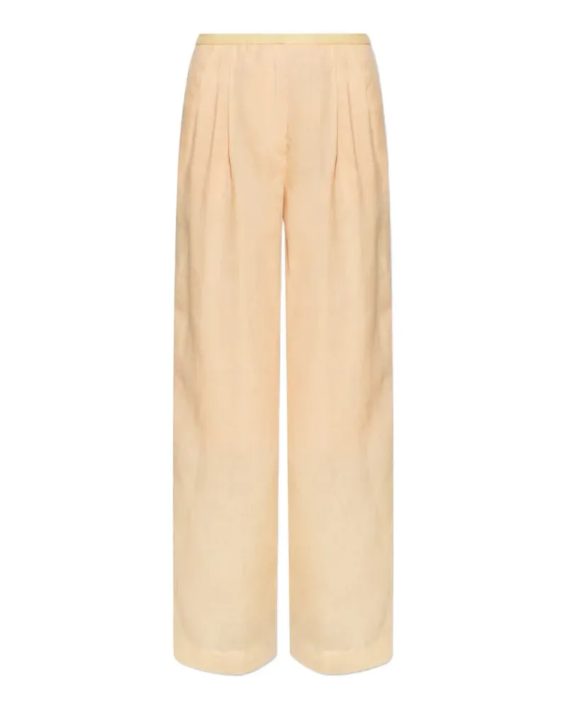 forte_forte Hose mit Bundfalten - Nude Nude