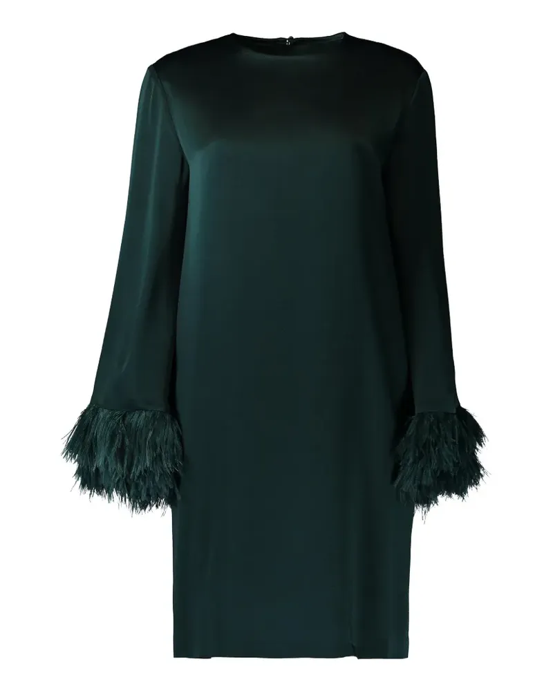 Antonelli Firenze Violetta Minikleid mit Federn - Grün Grün