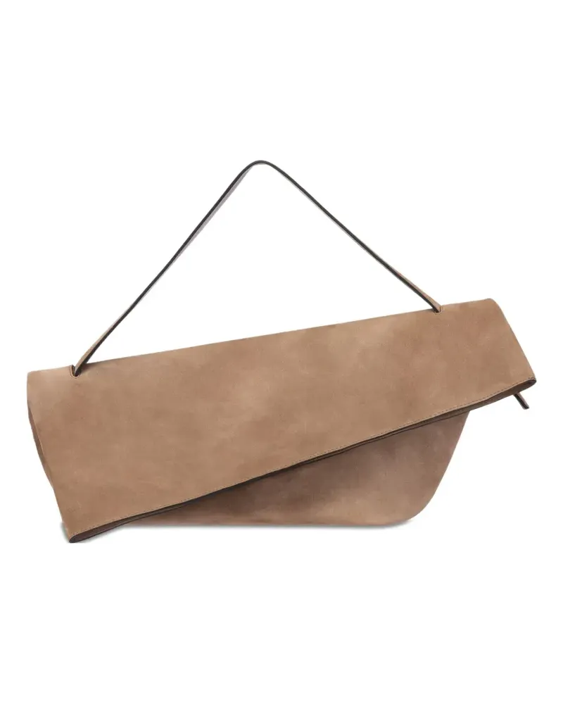 Alberta Ferretti Schultertasche mit Klappe - Grün Grün
