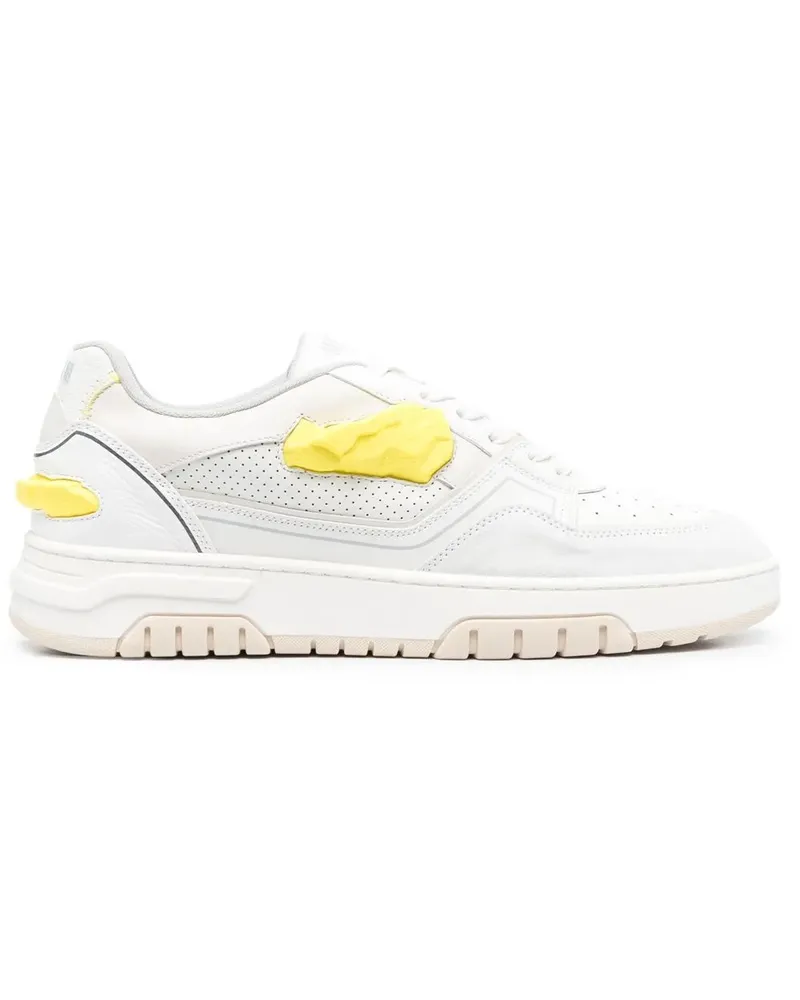 MSGM Sneakers mit Kontrasteinsätzen - Weiß Weiß