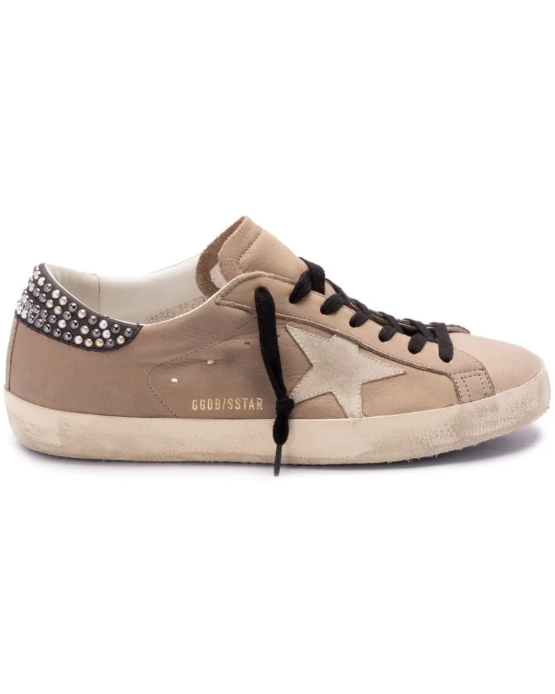 Golden Goose Sneakers mit Strass - Nude Nude