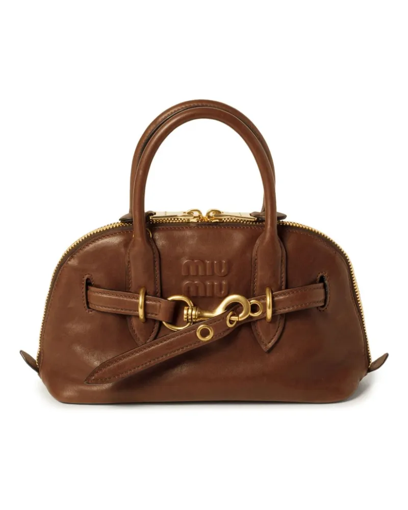 Miu Miu Aventure Tote Bag - Braun Braun