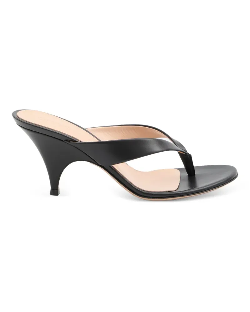 Gianvito Rossi Sofia thong sandals - Schwarz Schwarz