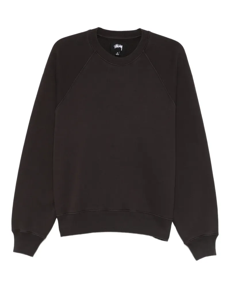 Stüssy Sweatshirt mit Raglanärmeln - Schwarz Schwarz