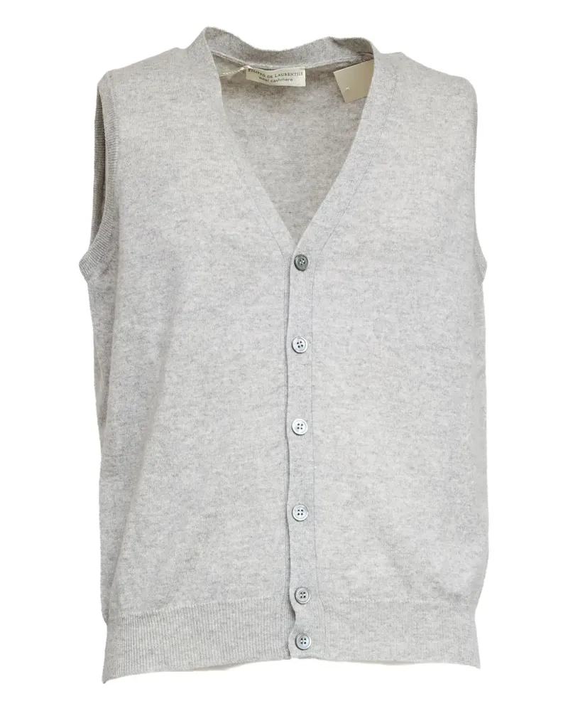 Filippo de Laurentiis buttoned sleeveless waistcoat - Grau Grau