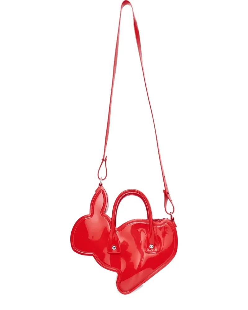 Comme des Garçons x Melissa bunny-shaped tote bag - Rot Rot